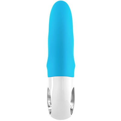 Fun Factory Miss Bi - Вагинально-клиторальный вибратор, 17.5х2.1 см (голубой)