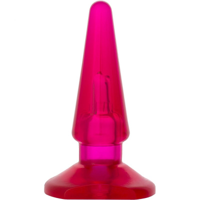 ToyFa Butt Plug - розовая анальная пробка, 9.5х3 см 