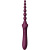 Zalo Bess 2 - Вибратор с 4 сменными насадками: анальная ёлочка, 2 насадки для клитора и 1 стимуляции точки G, 21.9 см (фиолетовый) 