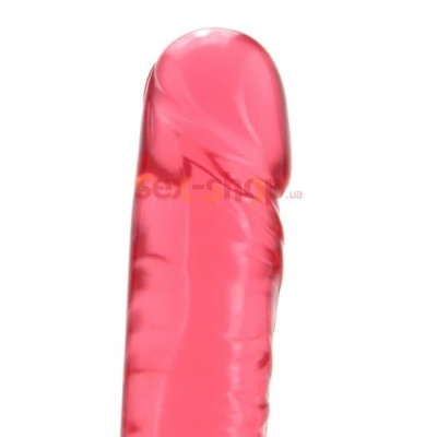 Фаллоимитатор классический, розовый, 20 см