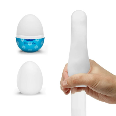 Tenga Egg Show Crystal - Мастурбатор-яйцо (белый)