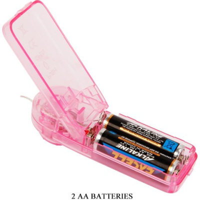 Клиторальный вибратор-бабочка Sexy Friend, 8.3х6.5 см (розовый) 