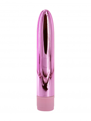 Свободный Ассортимент мультискоростной пластиковый вибратор, 14х2.5 см (розовый)