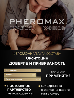 Женский спрей для тела  с феромонами Pheromax Oxytrust Woman, 14 мл.