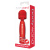 Bodywand Mini Massager Love Edition - Небольшой вибратор-микрофон, 10.2х2.5 см (красный) 