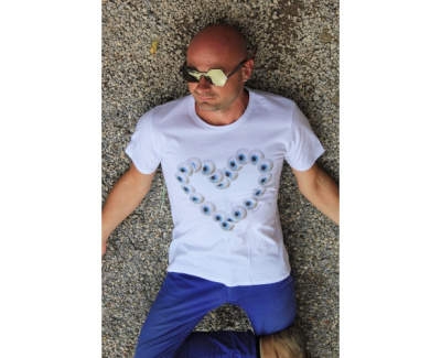 Gvibe - мужская футболка, всевидящее сердце (L)
