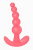 Lola Games Bubbles Anal Plug Pink силиконовая анальная пробка, 11.5х2.6 см (розовый) 