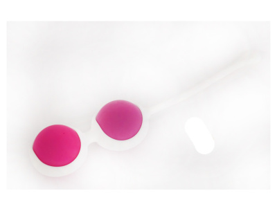 4sexdream - Вагинальные шарики разного веса средние, 16 см (розовый)