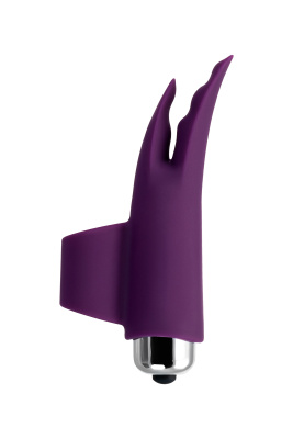 JOS Tessy - Вибронасадка на палец для прелюдий, 9,5х2,7 см (фиолетовый) 