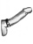 Джага-Джага классический ремень-утяжка на пенис с регулировкой диаметра, 22.5 см (чёрный) 