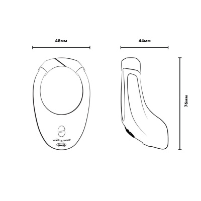 We-Vibe Bond - Эрекционное кольцо для ношения с вибрацией, 7.6х4.8 см 
