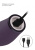 Switch Pleasure Kit #3 набор состоящий из универсальной базы, 2 взаимозаменяемых насадок, маски для глаз и пуховки (фиолетовый) 