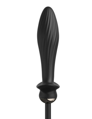 PipeDream Auto-Throb - Надувная вибропробка, 10,2 см (черный) 