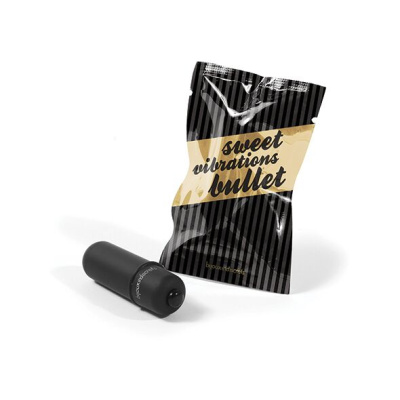 Мини-стимулятор Sweet Vibrations Bullet от Bijoux, 4.5х2 см (чёрный) 