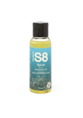 Масло для эротического массажа S8 Massage Oil Refresh 50 мл (слива и хлопок)