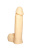 Полый фаллоимитатор-реалистик с мошонкой Джага-Джага, 16.3х4 см (телесный)