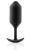 B-vibe Snug Plug 3 - Профессиональная пробка для ношения, 12х3.6 см (черный) 