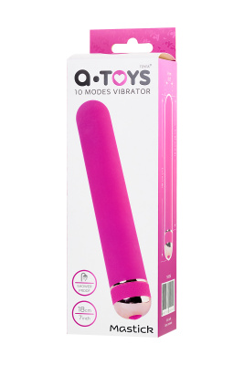 A-Toys by TOYFA Mastick - Нереалистичный вибратор, 18 см (розовый)
