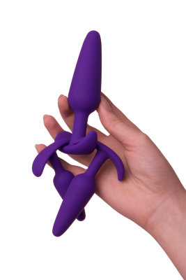 A-toys - Набор анальных пробок (фиолетовый) 