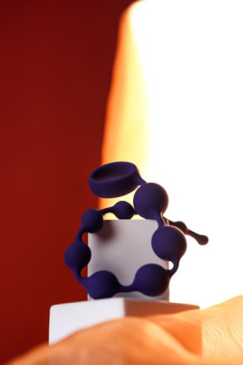 ToDo by Toyfa Grape силиконовая анальная цепочка, 35х2.7 см (фиолетовый)