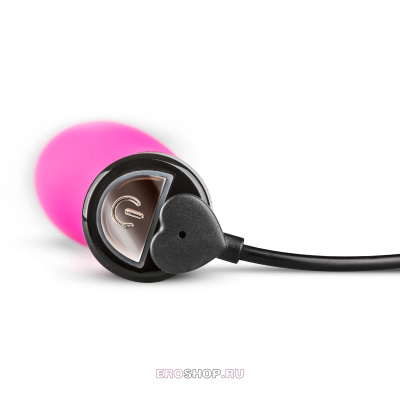  Lil'Vibe Lil' Plug Vib - яркая анальная пробка с вибрацией, 13.5х3.7 см (розовый) 