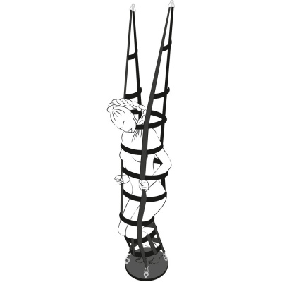 Hanging strap cage - Набор для фиксации, 135 см (черный)