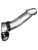 Джага-Джага - Утяжка на пенис и мошонку с кольцом, 21 см (чёрный) 