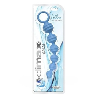 Climax - Topco Sales - Анальные шарики, 26.5 см (синий)