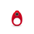 Эрекционное кольцо с вибрацией TLC® Buldge Vibrating Silicone Cock Ring (красный) 