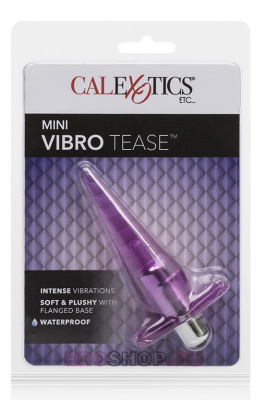 Анальная пробка с вибрацией Mini Tease - California Exotic Novelties, 12.7 см (фиолетовый) 