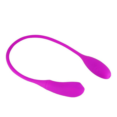 Baile Snaky Vibe - Двусторонний гибкий вибратор, 60х3 см (фиолетовый)