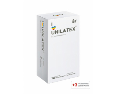 Презервативы Unilatex Multifruits, 12 шт+ 3 шт в подарок