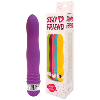 Классический вибратор Sexy Friend 17,5x2,9 см (фиолетовый)