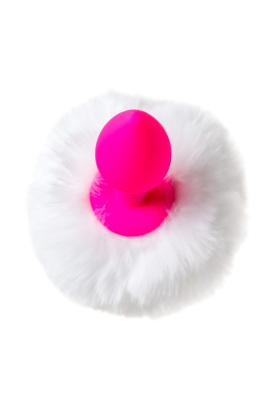 ToDo by Toyfa Sweet bunny - Анальная пробка с хвостом, 13 см (розовый) 