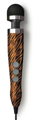 Doxy Die Cast 3 - вибратор-микрофон в алюминиево-титановом корпусе, 28х4,5 см (тигровый) 