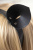 Штучки-дрючки - кошачьи ушки на кожаном ремешке, чёрные (OS)