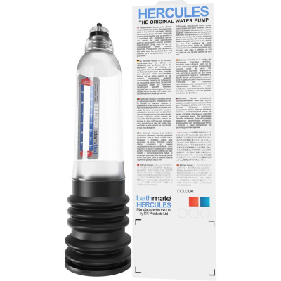 Bathmate Hercules - Гидропомпа для увеличения члена, 29х5 см (прозрачный) 