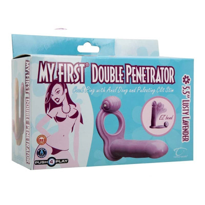 My First Double Penetrator - Насадка для двойного проникновения, 12,5 см 