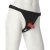 Ultra Harness Doc Johnson - Трусики для страпона со штыриком для насадок (чёрный)