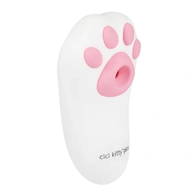 Otouch Cici Kitty - Вакуумный стимулятор клитора, 13х5 см  (белый) 
