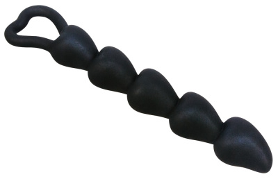 Black Velvets - Orion анальная цепочка, 18.5х2.6 см (чёрный)
