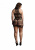 Le Desir Criss Cross Neck Mini Dress мини-платье с перекрестным вырезом, XL-4XL (чёрный)