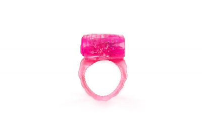 Браззерс - Эрекционное кольцо с вибрацией, 3х2.5 см (розовый)