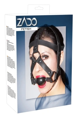 БДСМ маска для лица с кляпом Zado Harness от Orion - Eroshop.ru