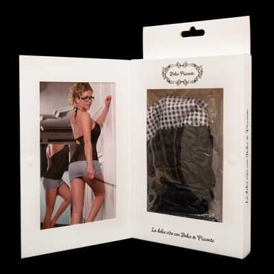 Эротичный комплект: сорочка, стринги и очки - Dolce Piccante (One Size)