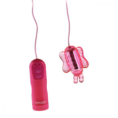 Вuzz Buzz Butterfly Massager - вибратор для клитора, 6.5х5 см (розовый) 
