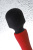 Black&Red by Toyfa двусторонний вибромассажер, 21 см (красный) 
