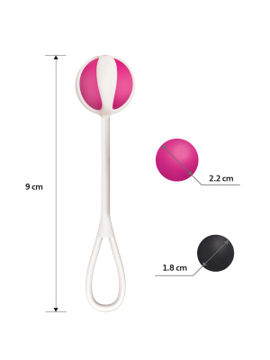 Вагинальные шарики на магнитах Geisha Balls Magnetic, 9 см