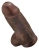 PipeDream King Cock 9" Chubby - толстый фаллоимитатор реалистик, 23х7.6 см (коричневый)