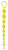 Анальный стимулятор-цепочка Anal Stimulator от Erowoman-Eroman, 26 см (чёрный)